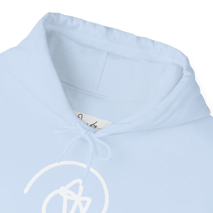 DuaneJay Signature Hoodie White Logo — premium streetwear pullover featuring bold white signature design, crafted for comfort and style, the ultimate statement piece for those who live and breathe the DuaneJay Fashion lifestyle with confidence and distinction
