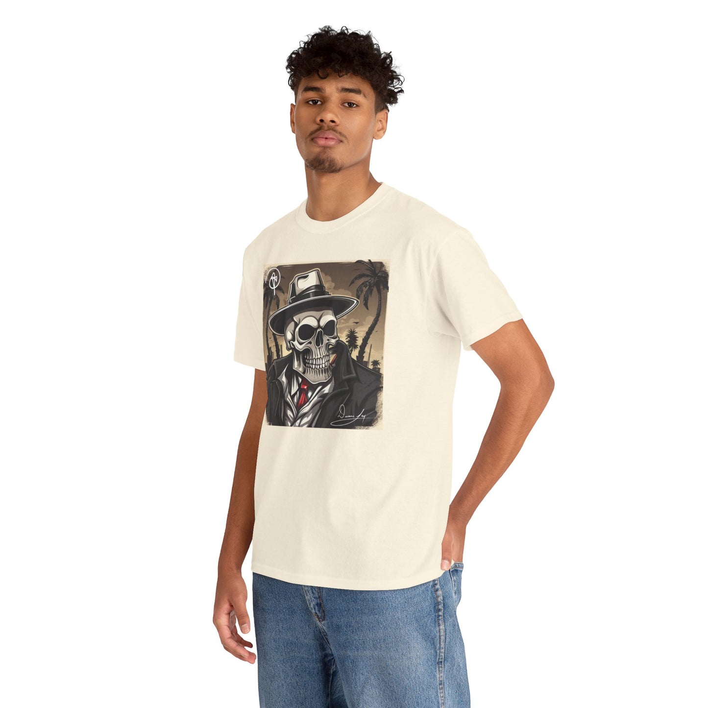 Unisex Boss Skeleton Heavy Cotton Tee