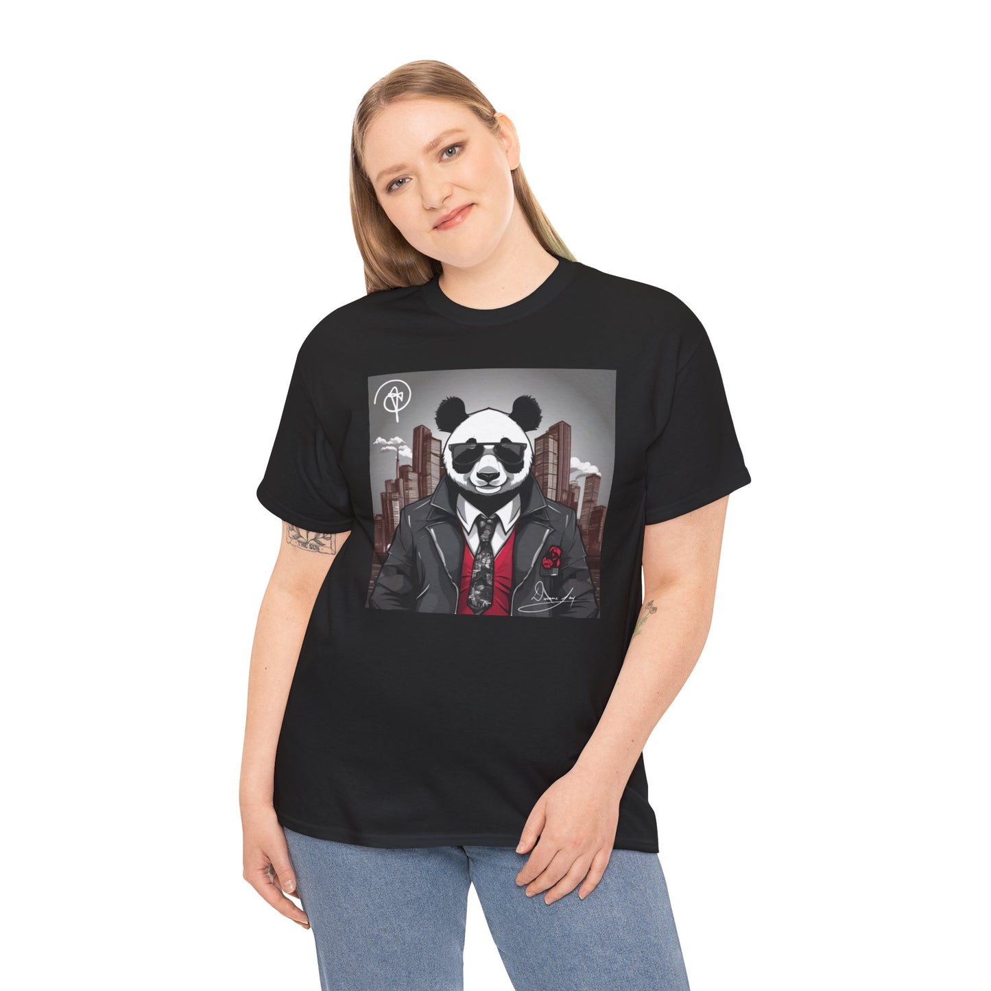 Unisex Boss Panda Heavy Cotton Tee