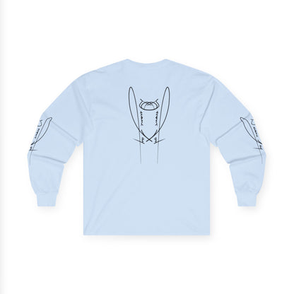 DuaneJay Signature Icon Long Sleeve Black Label — premium streetwear long sleeve featuring a bold black signature icon with an exclusive back design, crafted for comfort and style, the ultimate statement piece for those who live and breathe the DuaneJay Fashion lifestyle with confidence and distinction