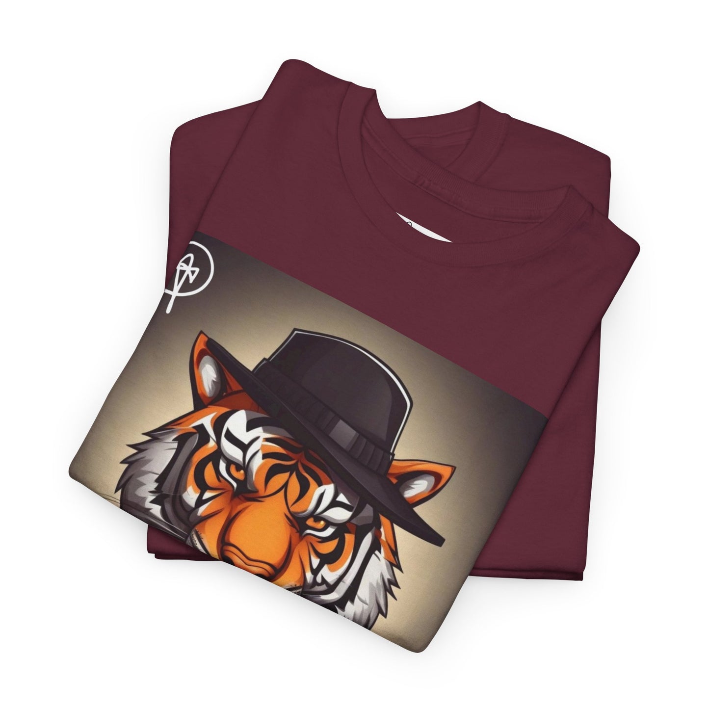DuaneJay Tiger Gentleman T-Shirt — bold tiger graphic tee featuring a distinguished tiger in gentleman style, a powerful streetwear statement for those who wear confidence with class
