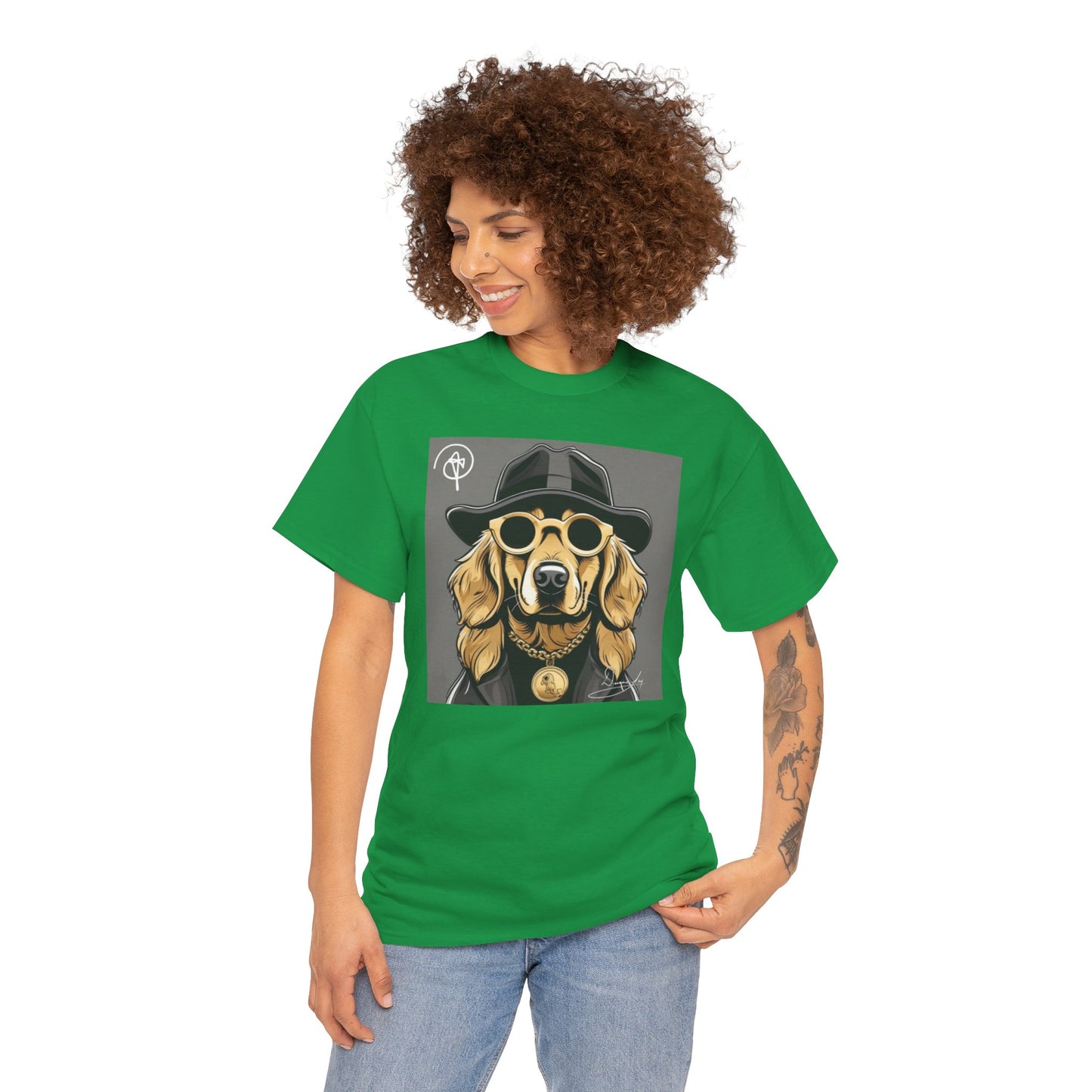 Unisex Golden Retriever Heavy Cotton Tee