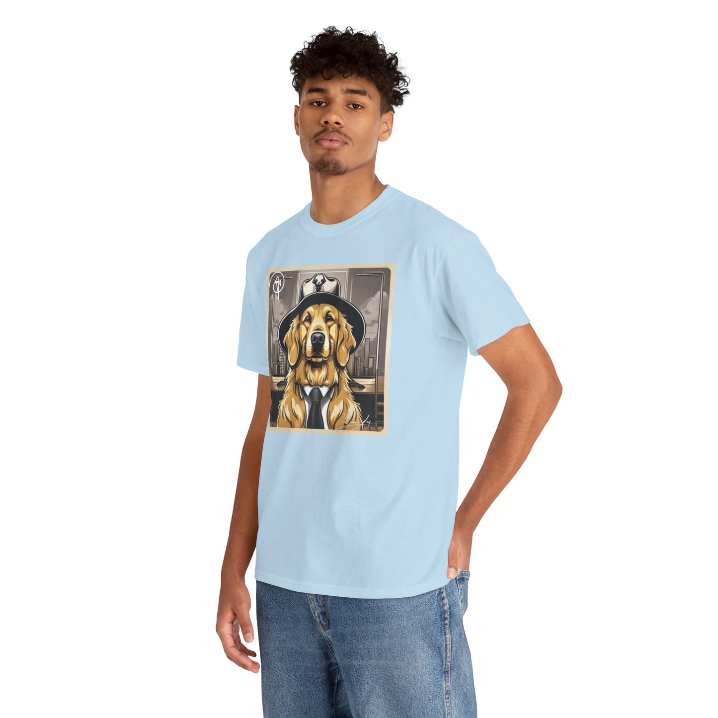 Unisex Golden Retriever Heavy Cotton Tee