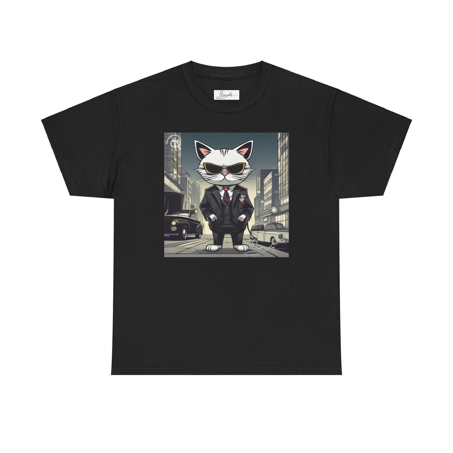 Unisex Cat Heavy Cotton Tee