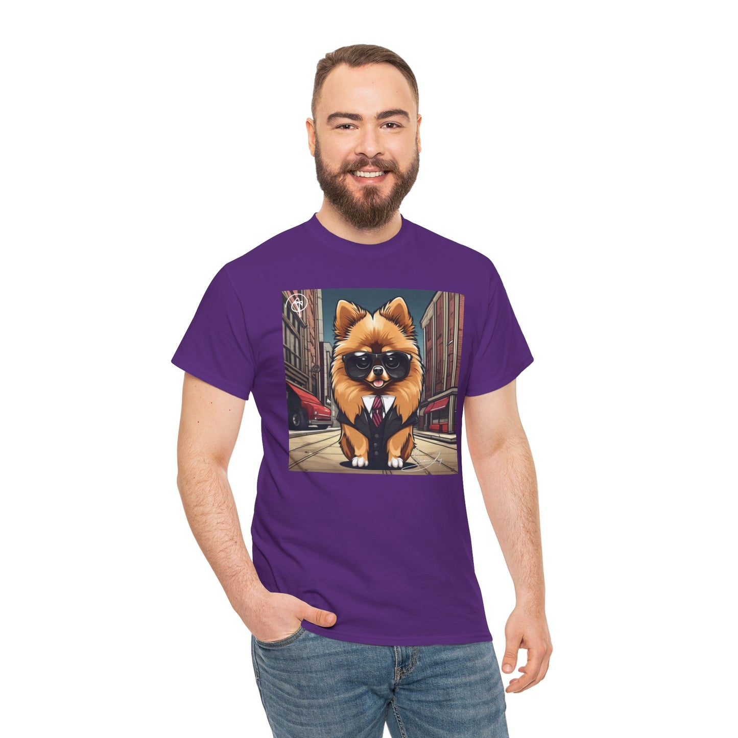 Adult Unisex Pomeranian Heavy Cotton Tee