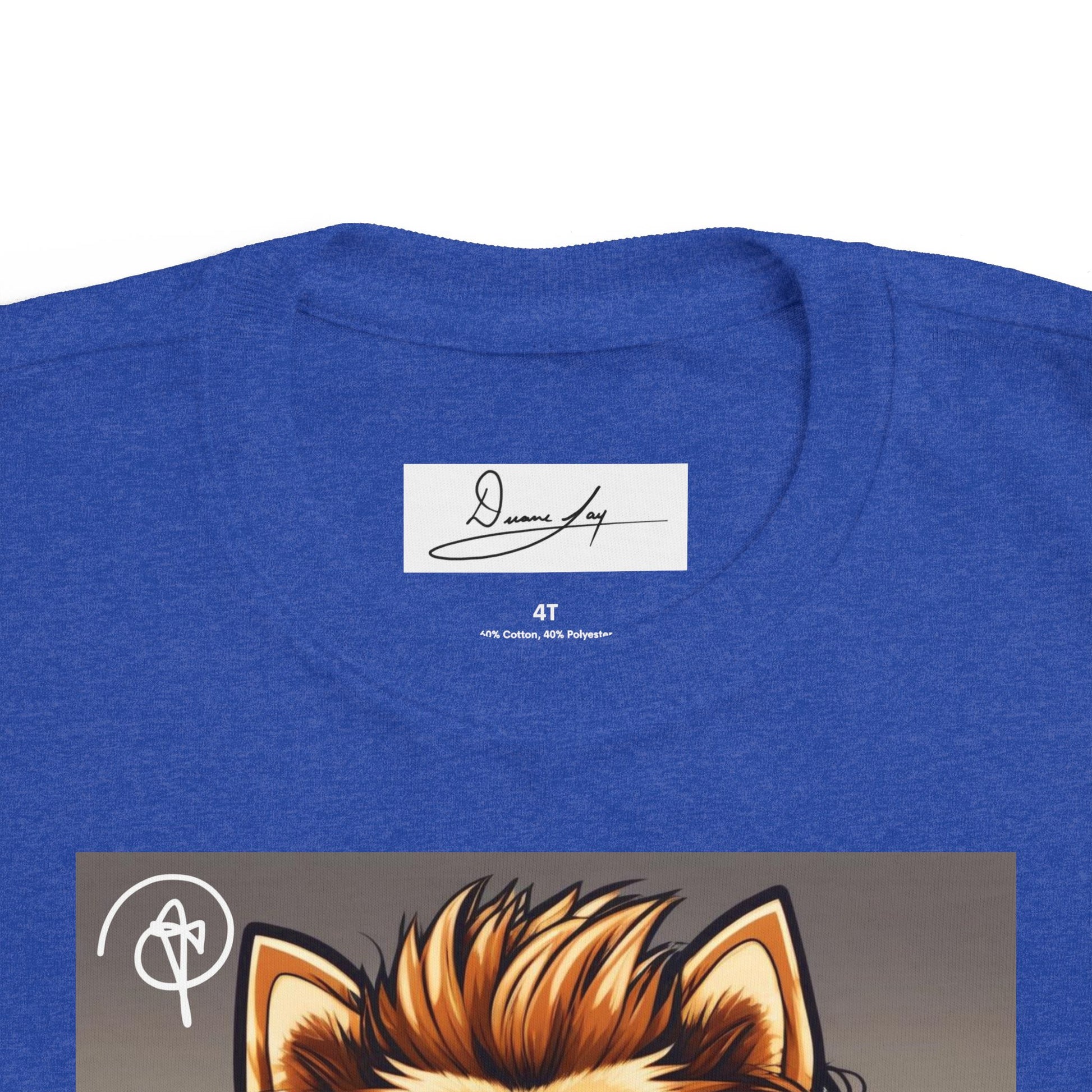 DuaneJay Cool Pomeranian Kids T-Shirt — fun kids graphic tee featuring an adorable Pomeranian rocking sunglasses and headphones, a bold and playful streetwear-inspired look for kids who carry the DuaneJay Fashion style with confidence