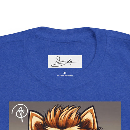DuaneJay Cool Pomeranian Kids T-Shirt — fun kids graphic tee featuring an adorable Pomeranian rocking sunglasses and headphones, a bold and playful streetwear-inspired look for kids who carry the DuaneJay Fashion style with confidence