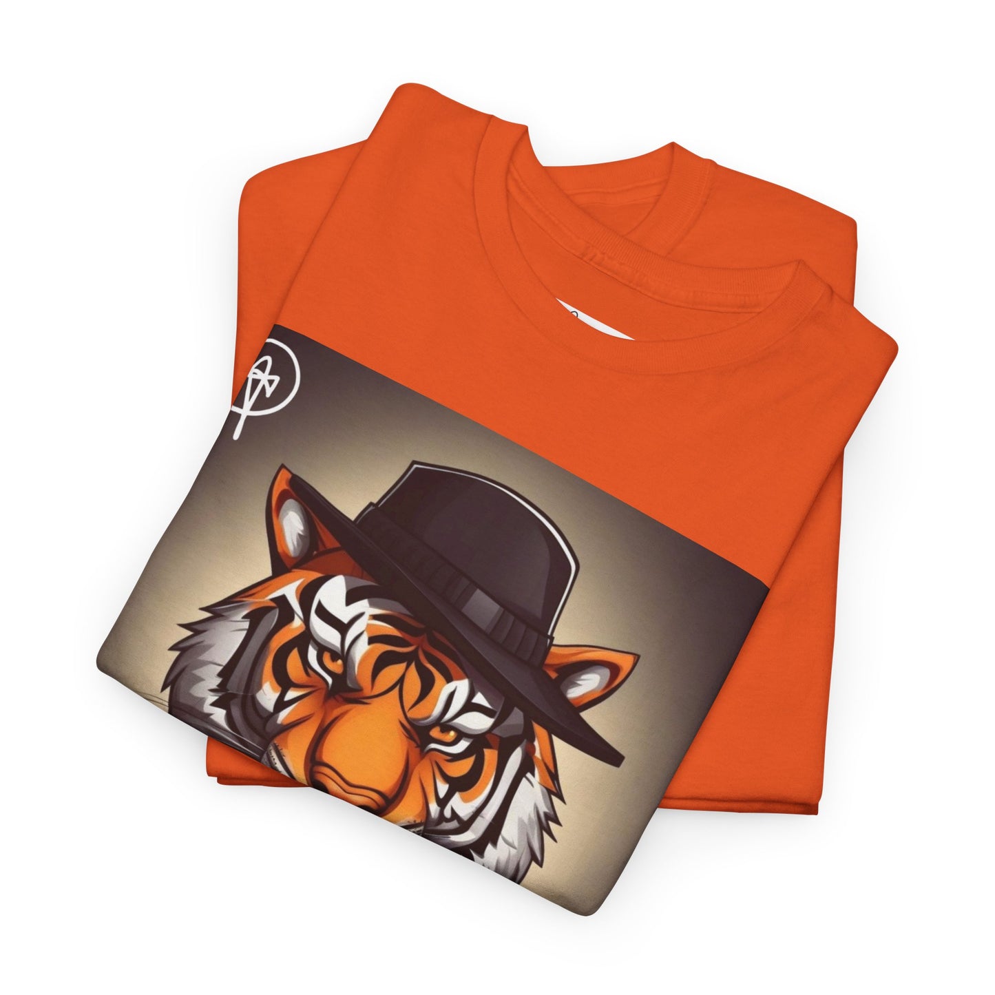 DuaneJay Tiger Gentleman T-Shirt — bold tiger graphic tee featuring a distinguished tiger in gentleman style, a powerful streetwear statement for those who wear confidence with class
