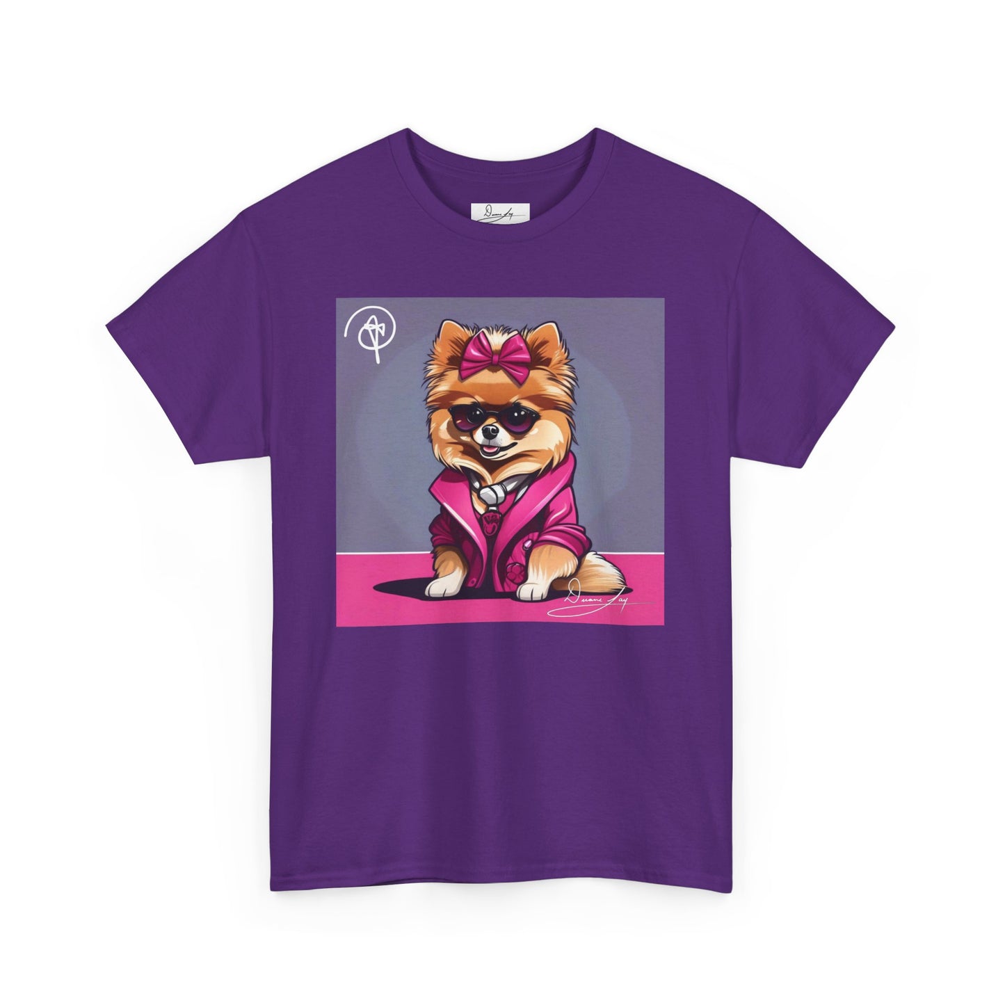 Unisex Heavy Pomeranian Cotton Tee