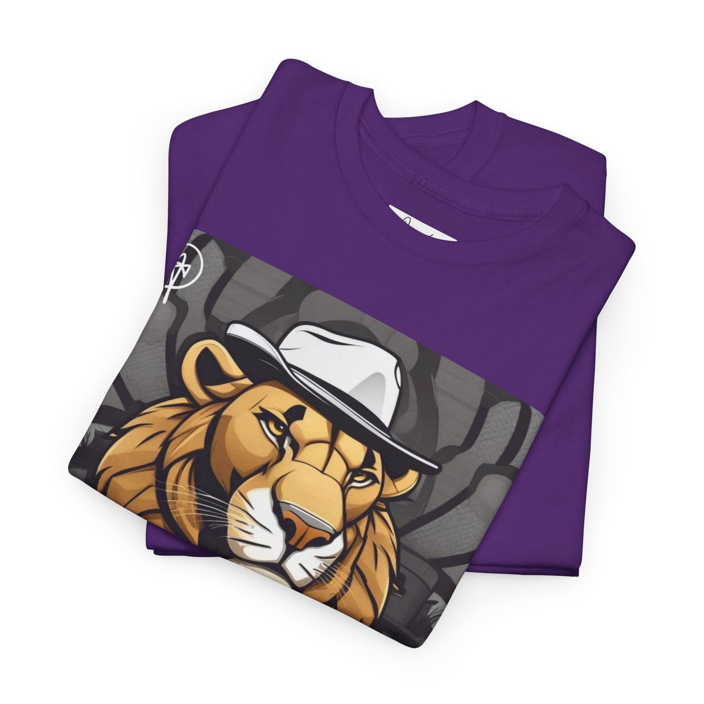 DuaneJay Lion Gangster Graphic Tee — powerful streetwear tee featuring a bold lion with gangster-inspired artistry, symbolizing strength, dominance, and signature style