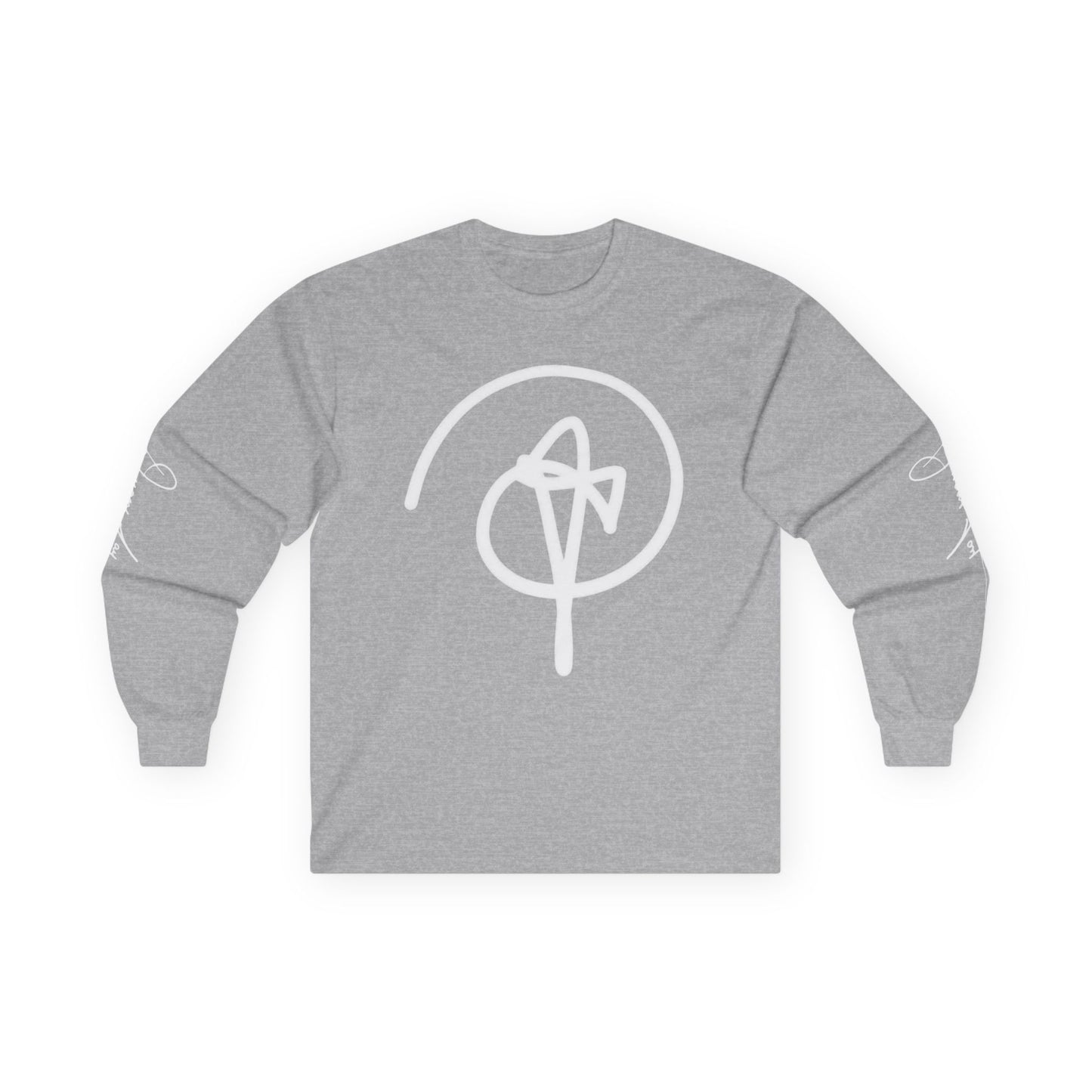 DuaneJay Signature Icon Long Sleeve White Label — premium streetwear long sleeve featuring a bold white signature icon with an exclusive back design, crafted for comfort and style, the ultimate statement piece for those who live and breathe the DuaneJay Fashion lifestyle with confidence and distinction