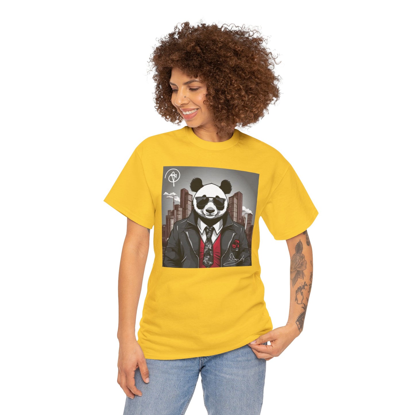 Unisex Boss Panda Heavy Cotton Tee