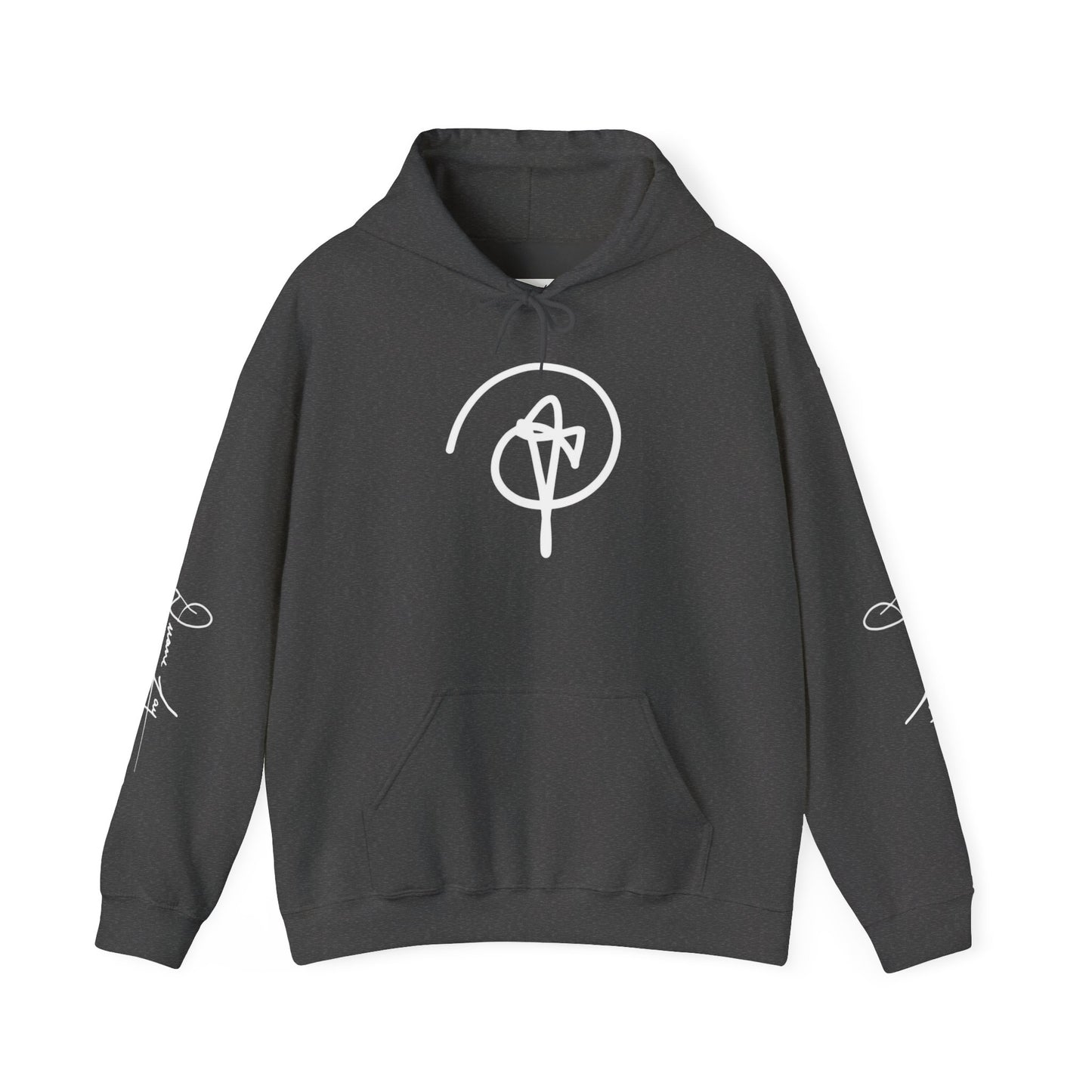 DuaneJay Signature Hoodie White Logo — premium streetwear pullover featuring bold white signature design, crafted for comfort and style, the ultimate statement piece for those who live and breathe the DuaneJay Fashion lifestyle with confidence and distinction