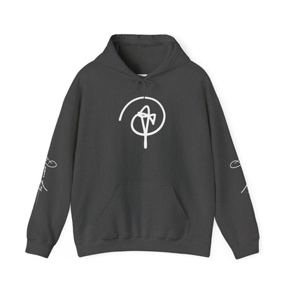 DuaneJay Signature Hoodie White Logo — premium streetwear pullover featuring bold white signature design, crafted for comfort and style, the ultimate statement piece for those who live and breathe the DuaneJay Fashion lifestyle with confidence and distinction