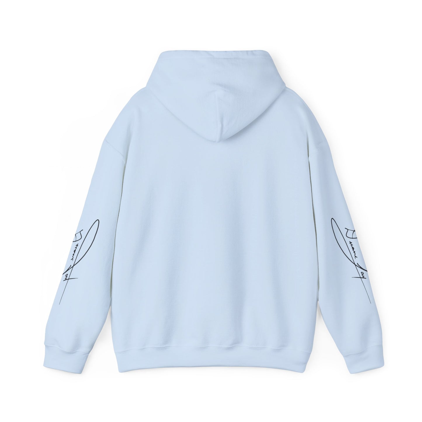 DuaneJay Signature Hoodie Black Logo — premium streetwear pullover featuring bold black signature design, crafted for comfort and style, the ultimate statement piece for those who live and breathe the DuaneJay Fashion lifestyle with confidence and distinction