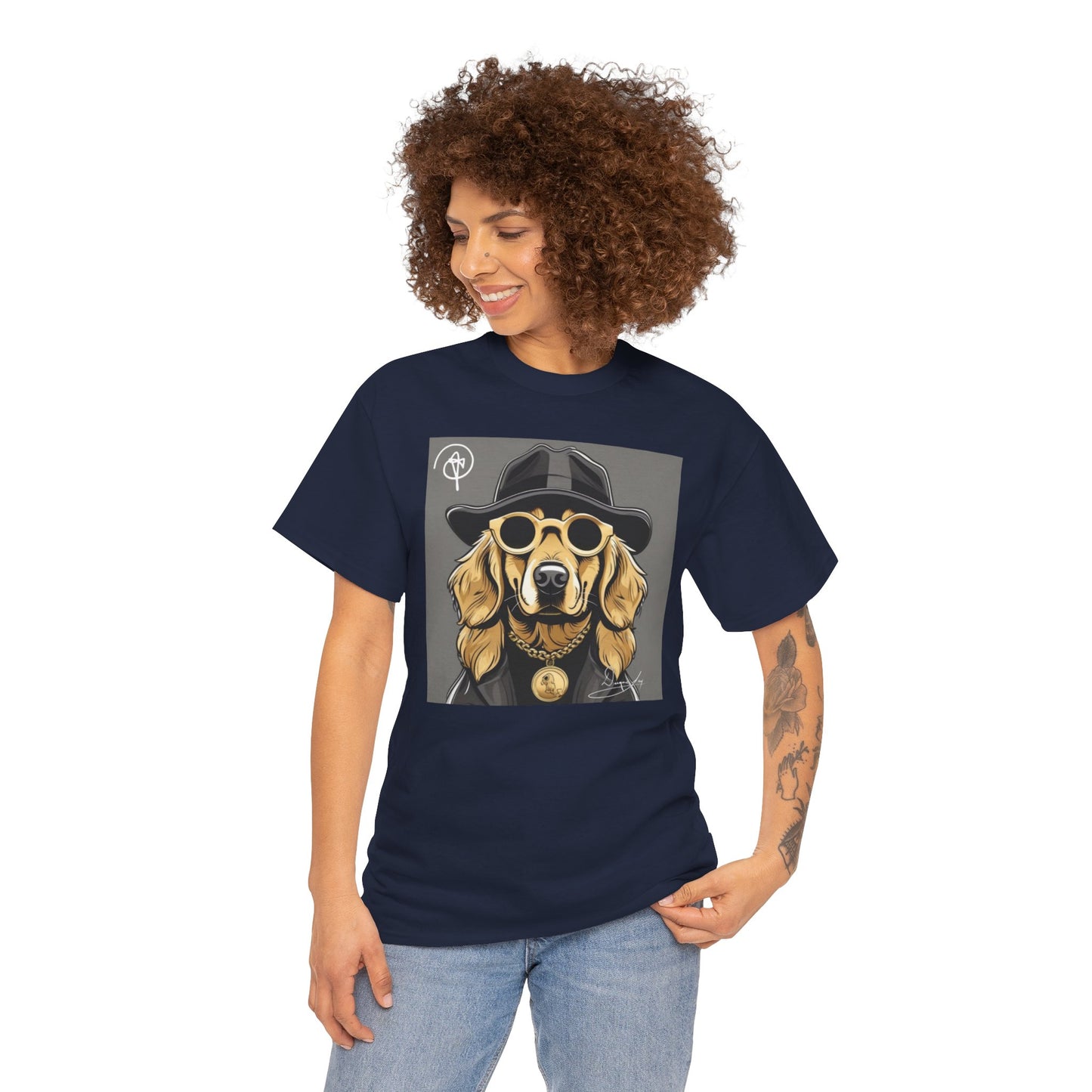 Unisex Golden Retriever Heavy Cotton Tee