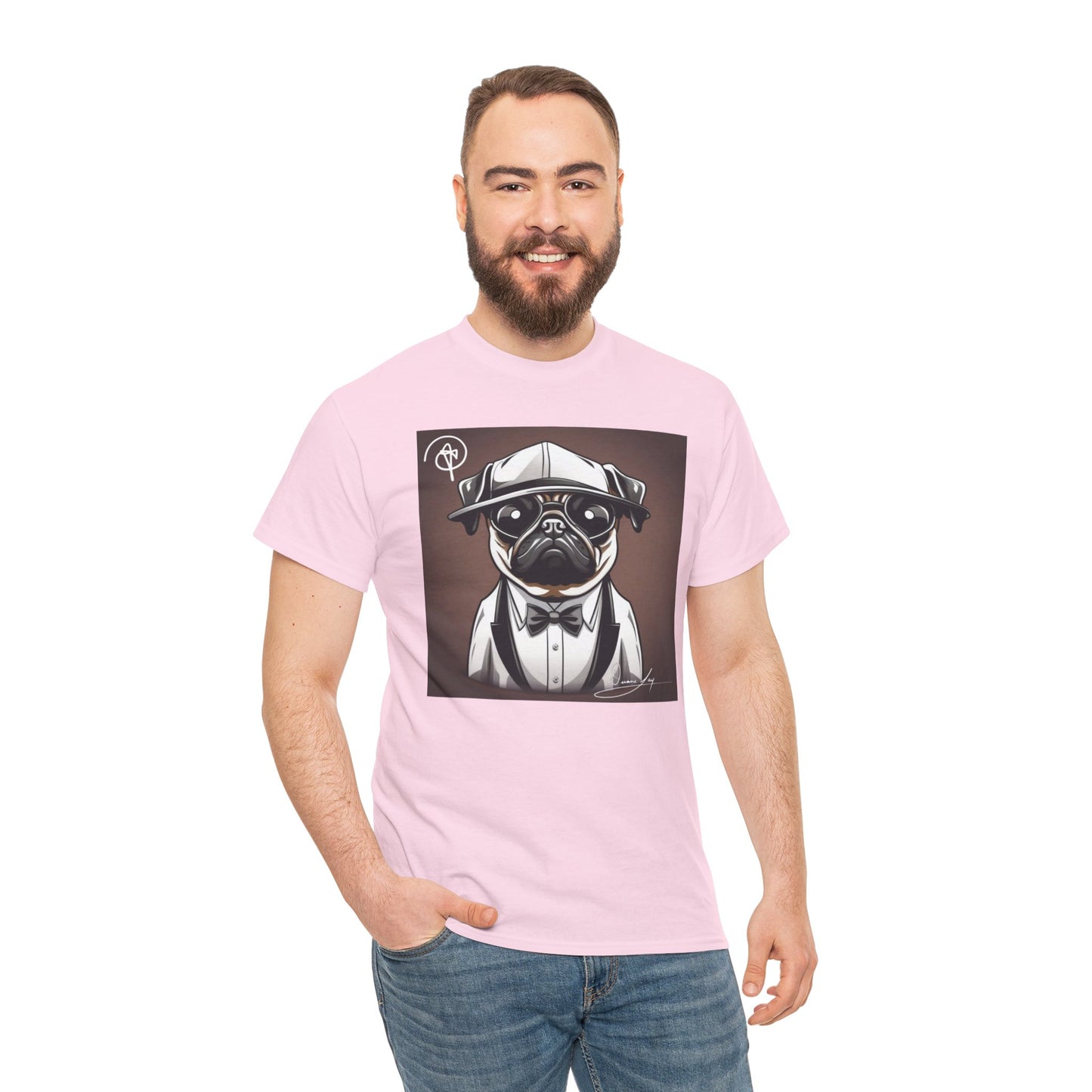 Unisex Pug Heavy Cotton Tee