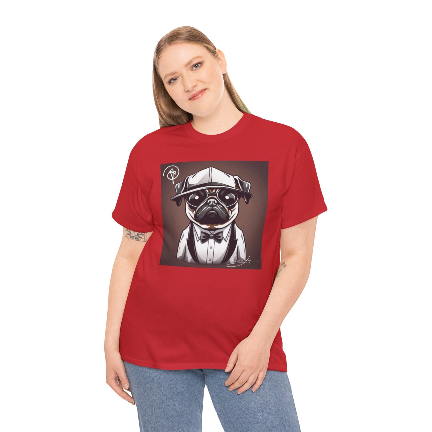 Unisex Pug Heavy Cotton Tee