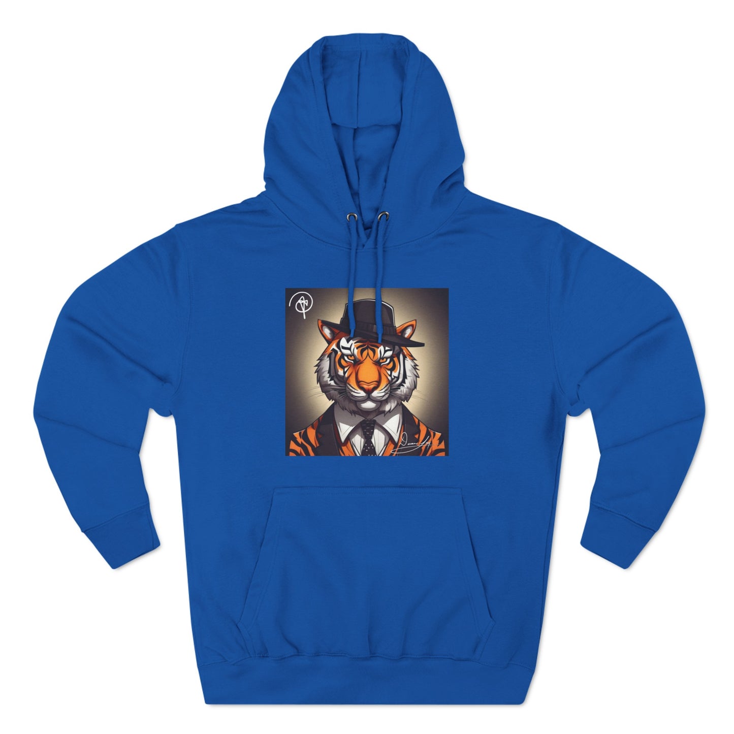 Three-Panel Tiger Fleece Hoodie