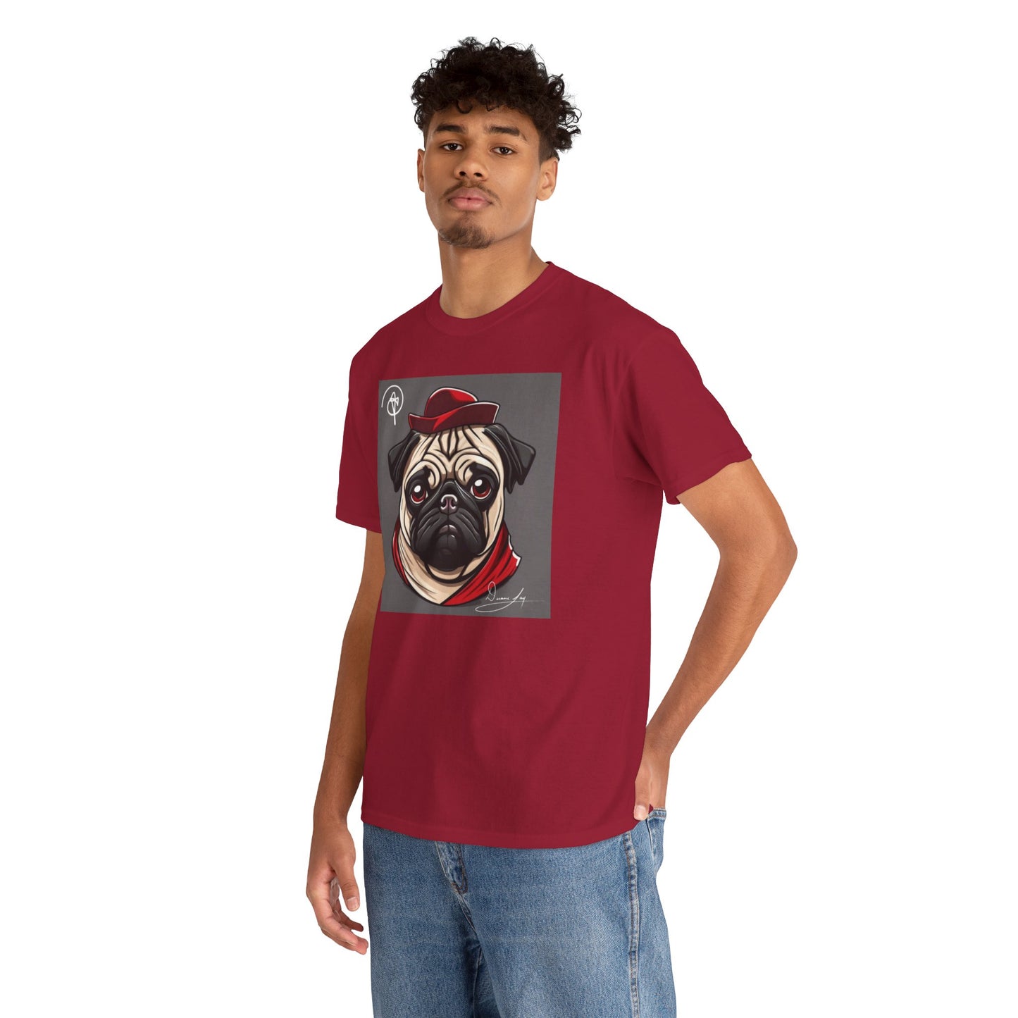 Unisex Pug Heavy Cotton Tee