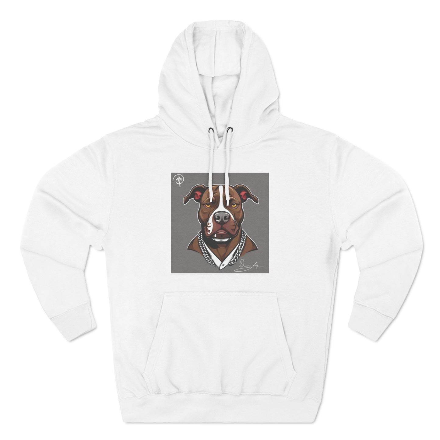 Three-Panel Pitbull Fleece Hoodie