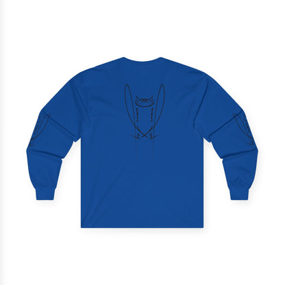 DuaneJay Signature Icon Long Sleeve Black Label — premium streetwear long sleeve featuring a bold black signature icon with an exclusive back design, crafted for comfort and style, the ultimate statement piece for those who live and breathe the DuaneJay Fashion lifestyle with confidence and distinction