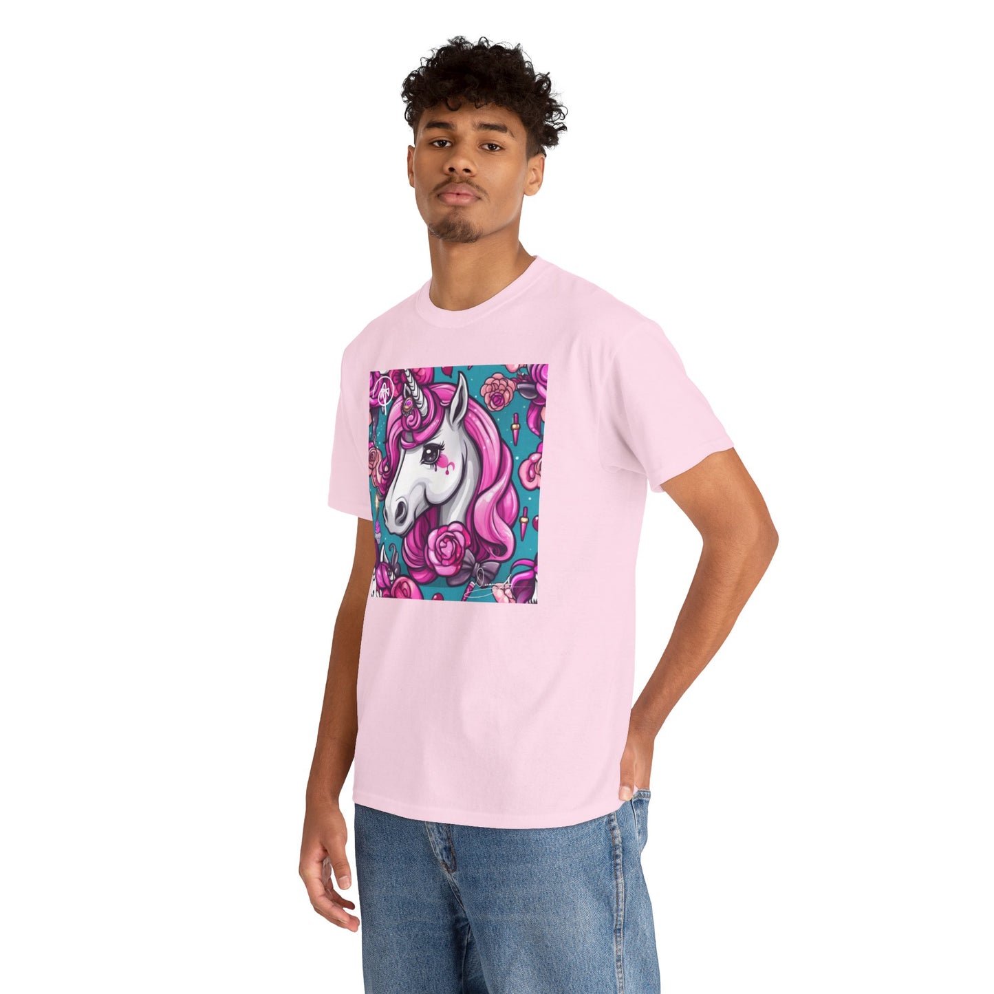 Adult Unisex Unicorn Heavy Cotton Tee