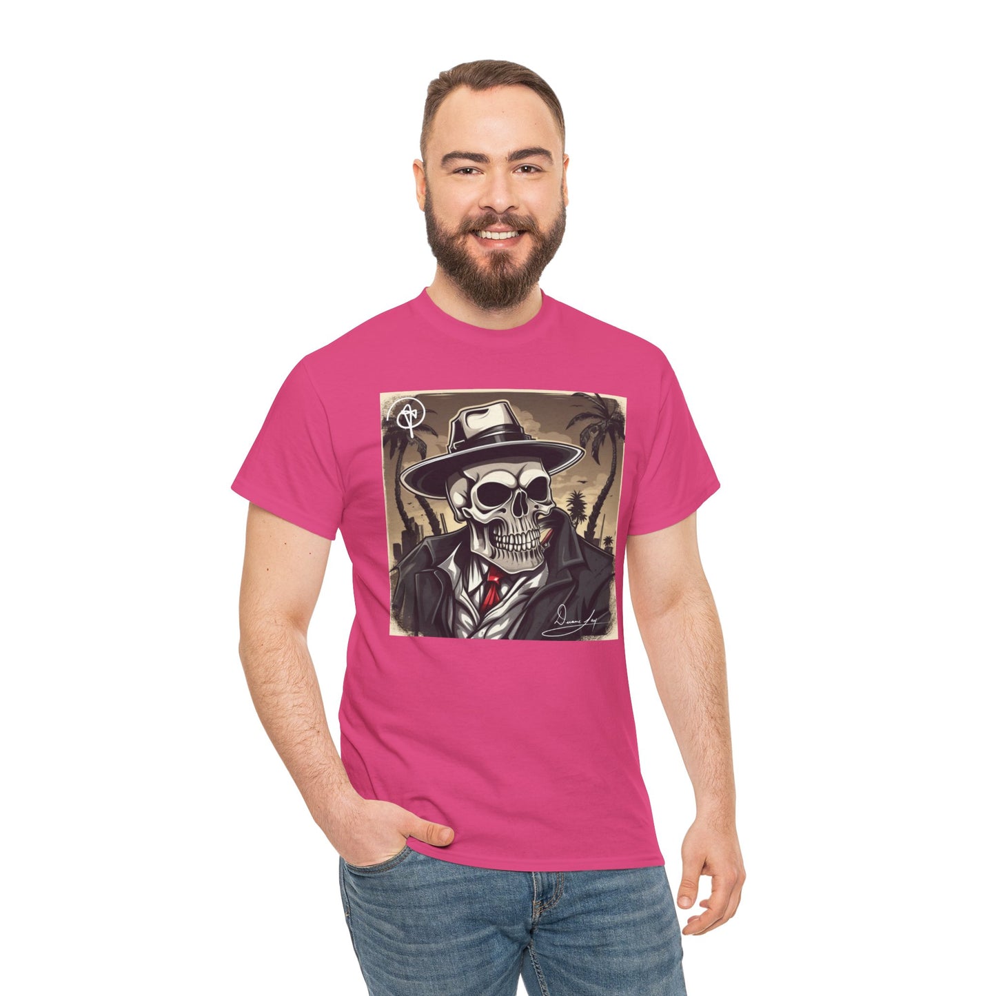 Unisex Boss Skeleton Heavy Cotton Tee