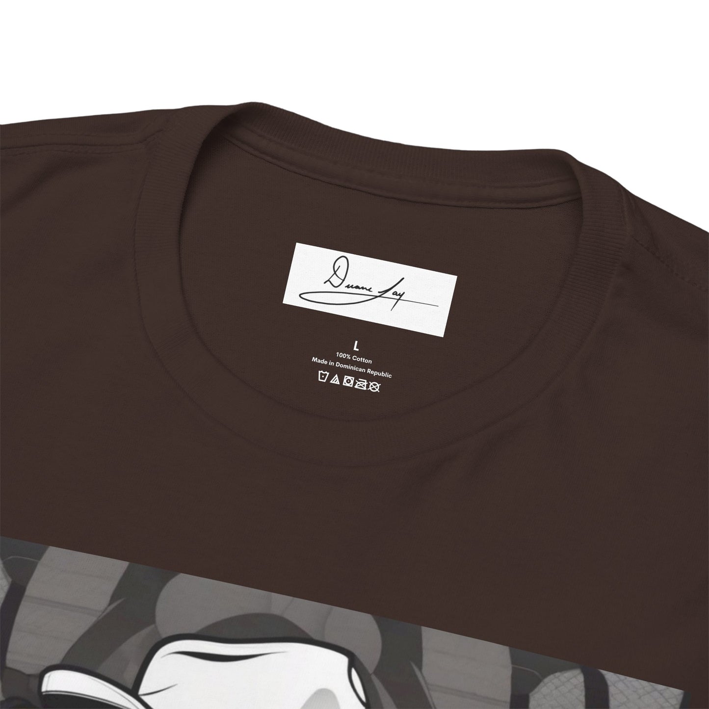 DuaneJay Lion Gangster Graphic Tee — powerful streetwear tee featuring a bold lion with gangster-inspired artistry, symbolizing strength, dominance, and signature style