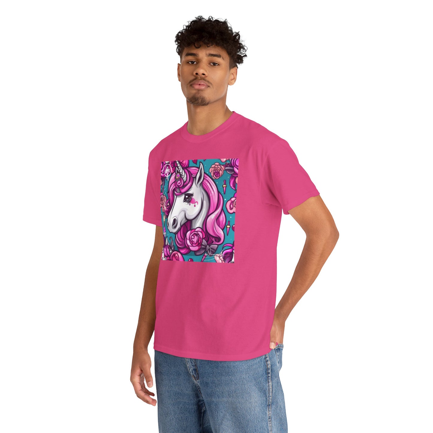 Adult Unisex Unicorn Heavy Cotton Tee