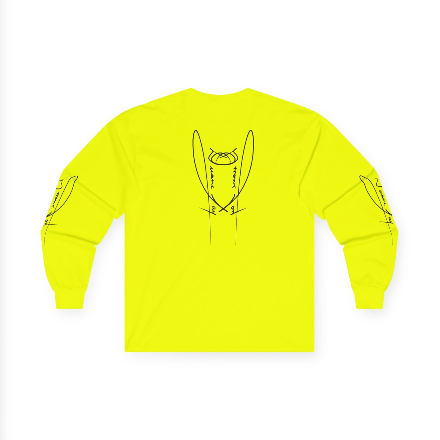 DuaneJay Signature Icon Long Sleeve Black Label — premium streetwear long sleeve featuring a bold black signature icon with an exclusive back design, crafted for comfort and style, the ultimate statement piece for those who live and breathe the DuaneJay Fashion lifestyle with confidence and distinction