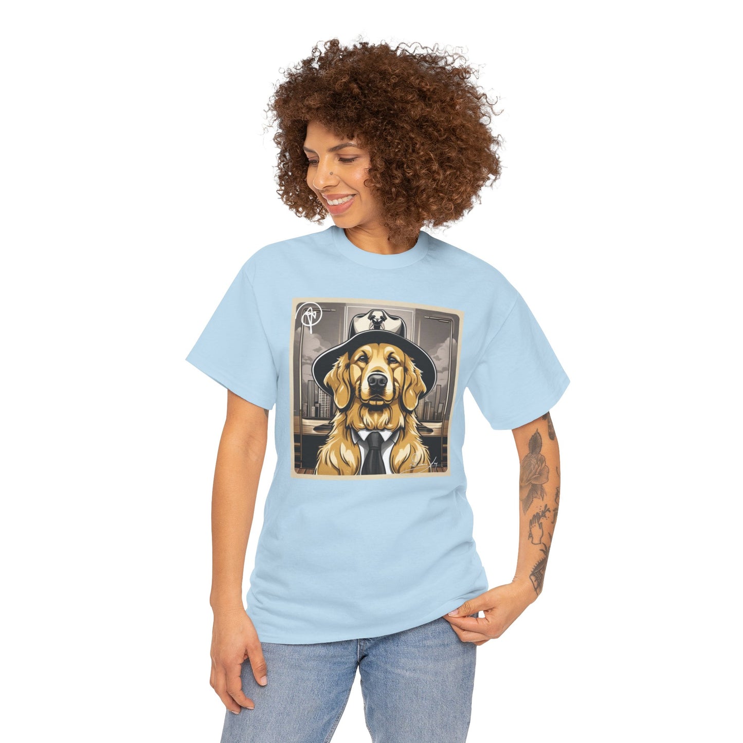 Unisex Golden Retriever Heavy Cotton Tee