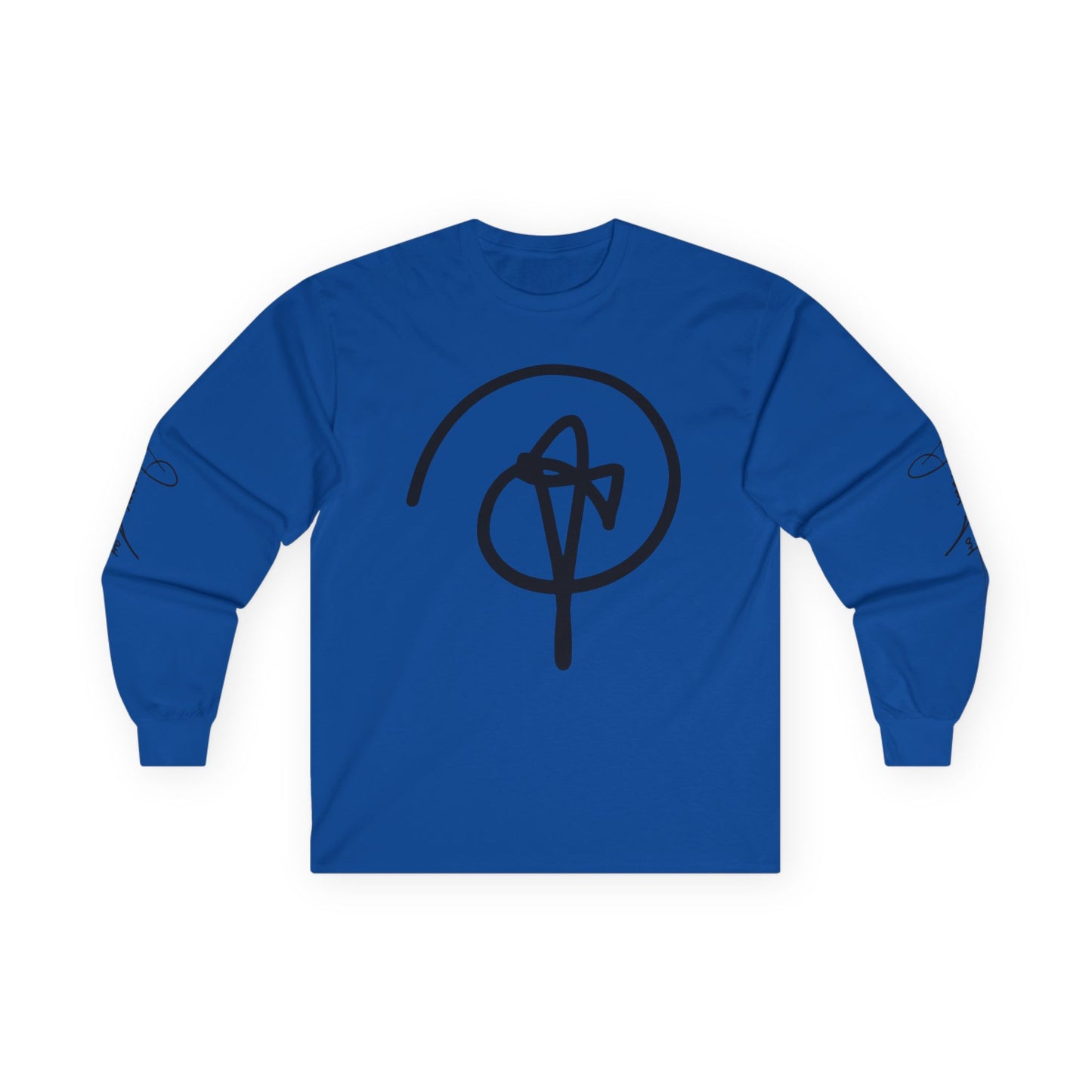 DuaneJay Signature Icon Long Sleeve Black Label — premium streetwear long sleeve featuring a bold black signature icon with an exclusive back design, crafted for comfort and style, the ultimate statement piece for those who live and breathe the DuaneJay Fashion lifestyle with confidence and distinction