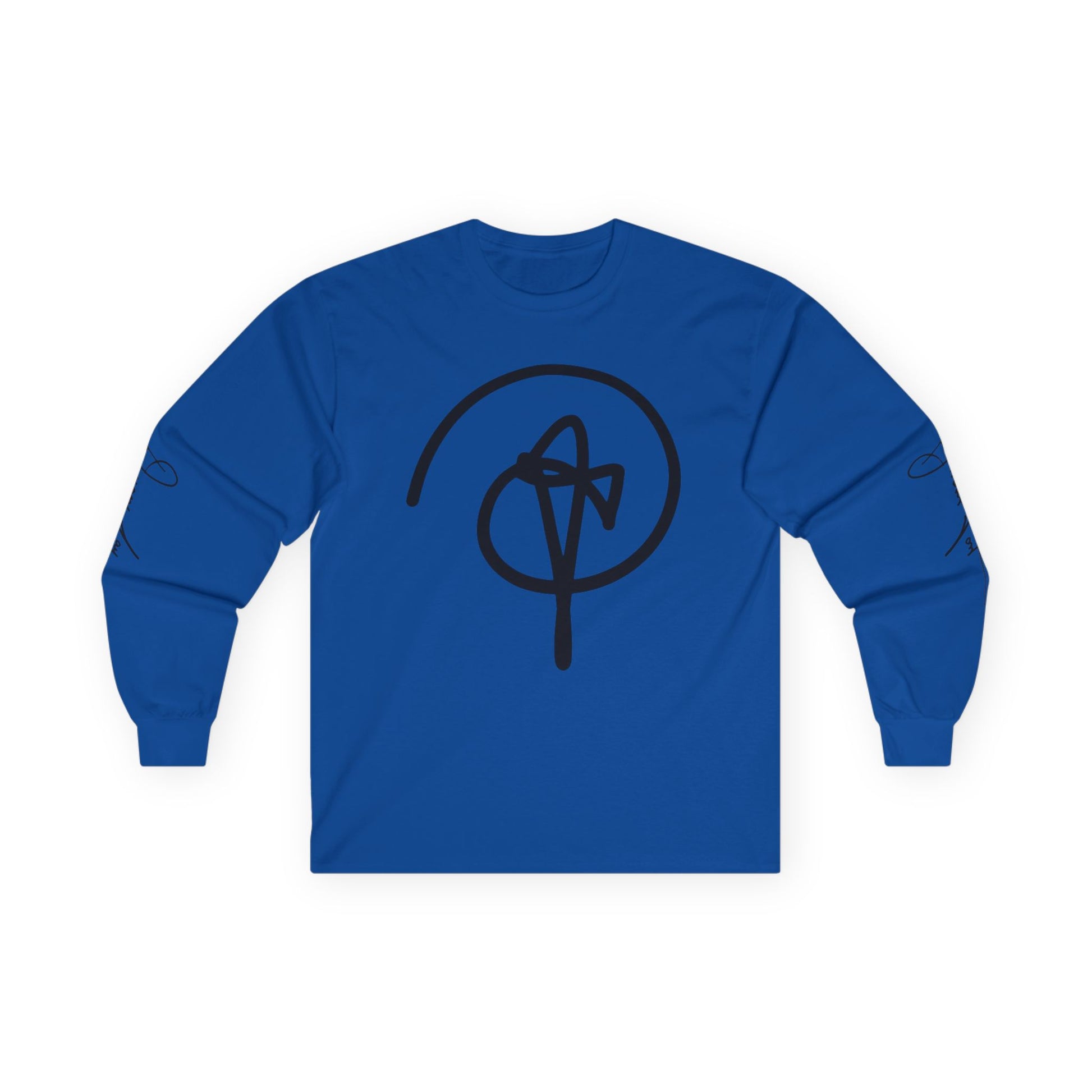 DuaneJay Signature Icon Long Sleeve Black Label — premium streetwear long sleeve featuring a bold black signature icon with an exclusive back design, crafted for comfort and style, the ultimate statement piece for those who live and breathe the DuaneJay Fashion lifestyle with confidence and distinction