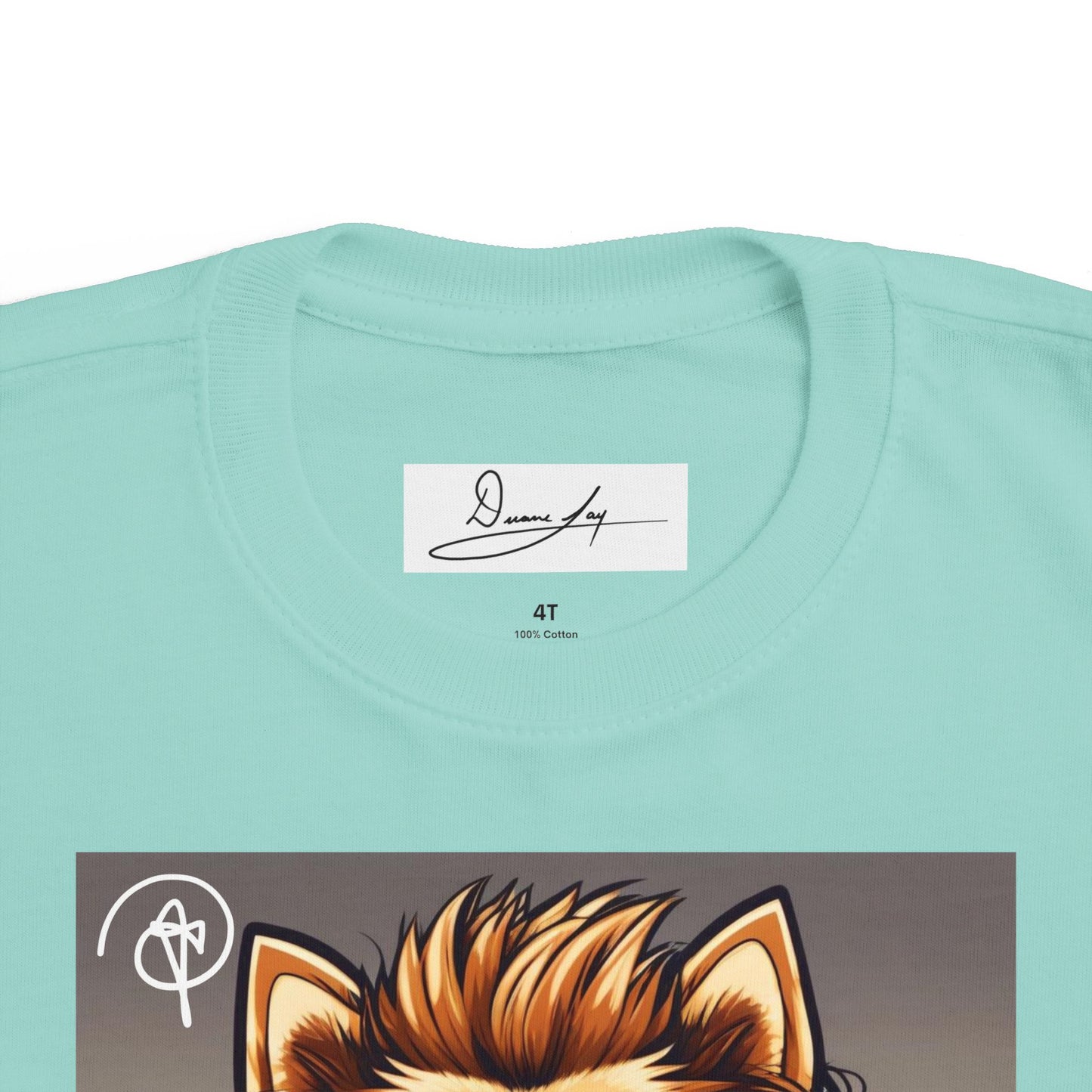 DuaneJay Cool Pomeranian Kids T-Shirt — fun kids graphic tee featuring an adorable Pomeranian rocking sunglasses and headphones, a bold and playful streetwear-inspired look for kids who carry the DuaneJay Fashion style with confidence
