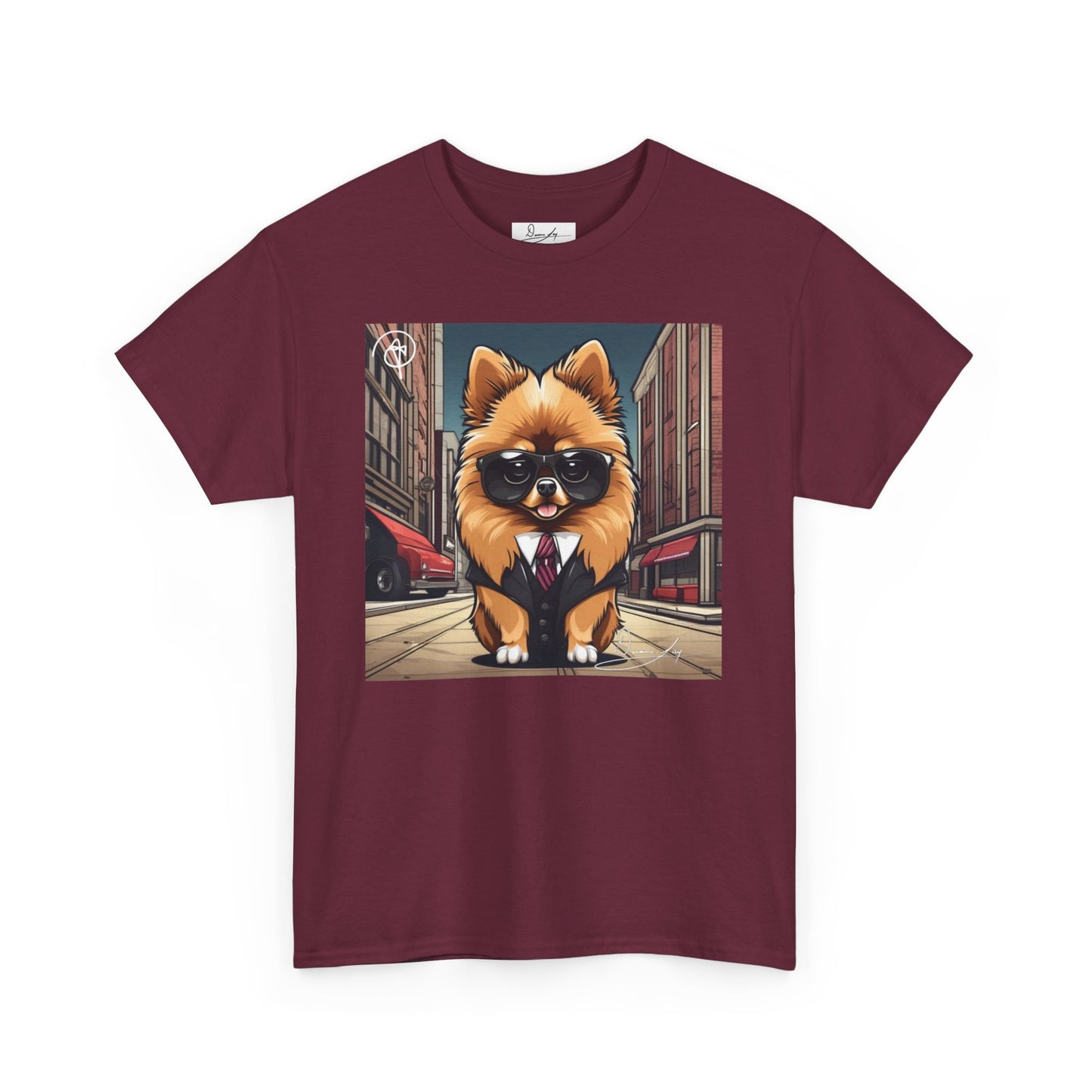 Adult Unisex Pomeranian Heavy Cotton Tee