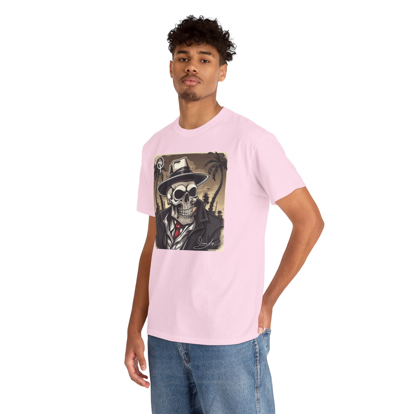 Unisex Boss Skeleton Heavy Cotton Tee