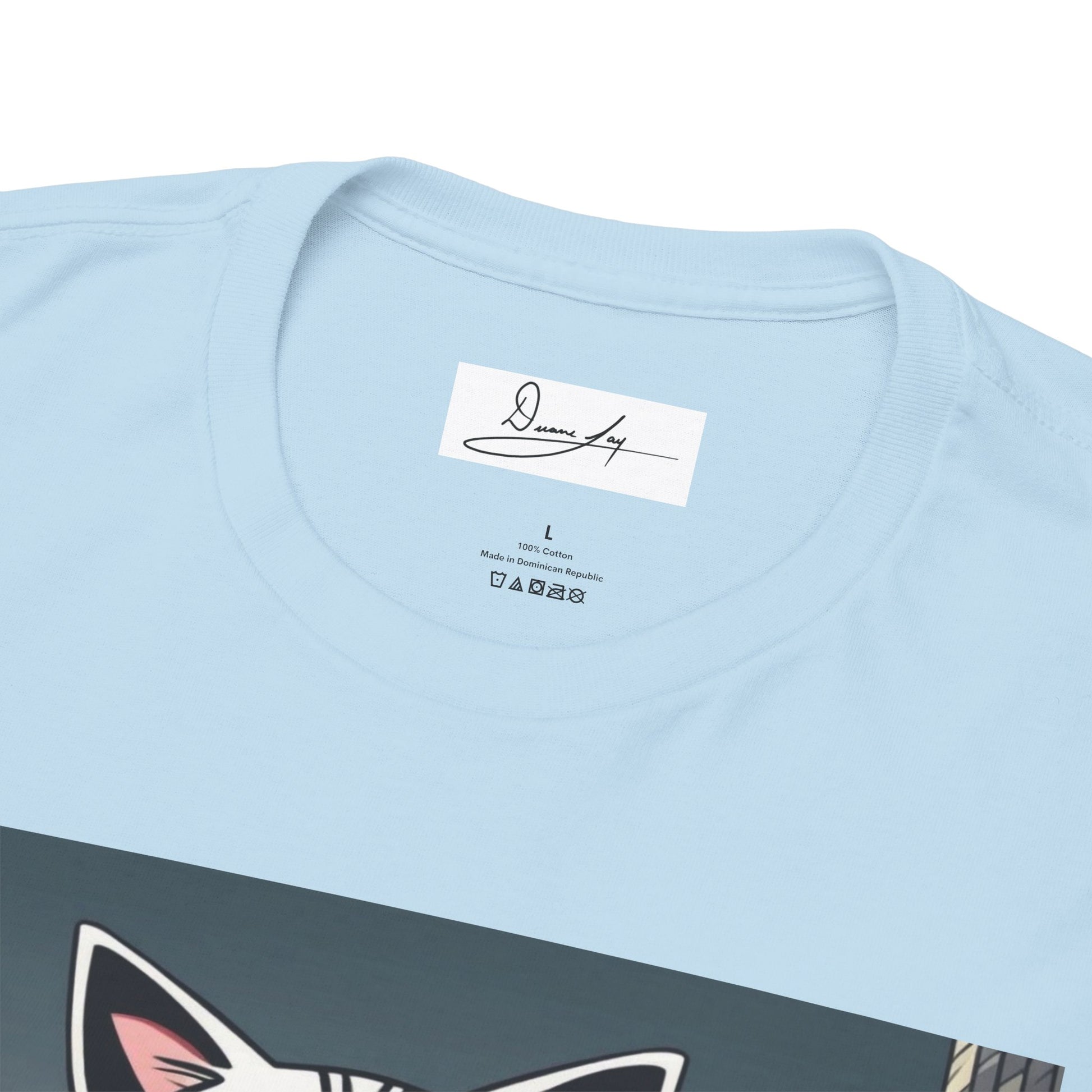 DuaneJay Cat Mafia Graphic Tee — cool cat in suit streetwear graphic tee