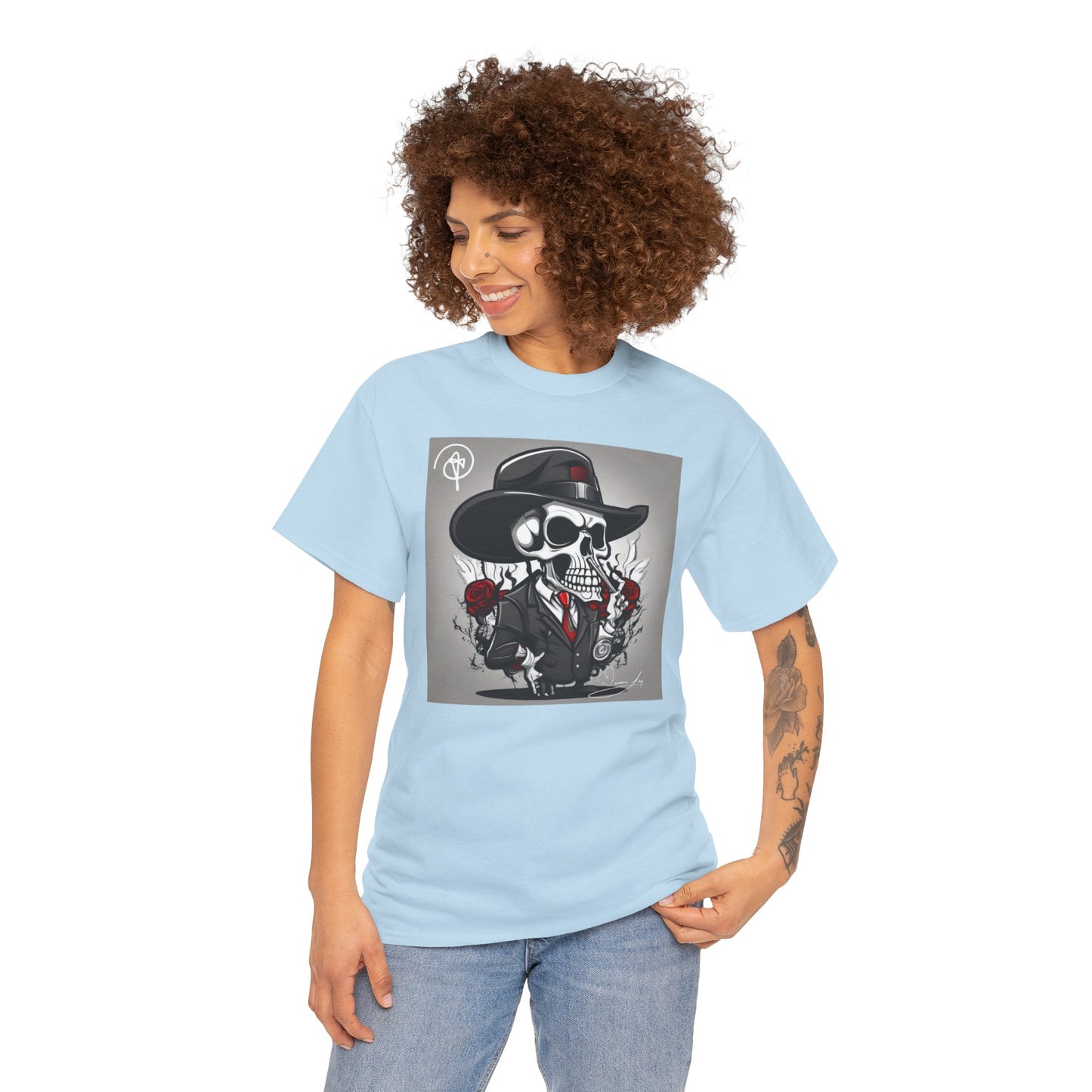 Unisex Skeleton Heavy Cotton Tee