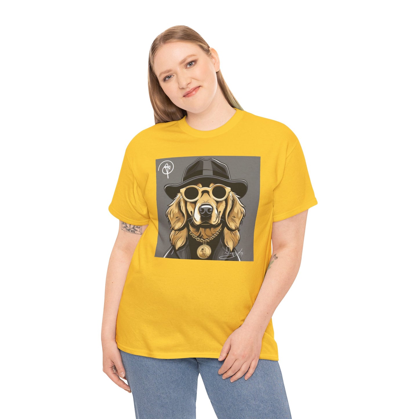 Unisex Golden Retriever Heavy Cotton Tee