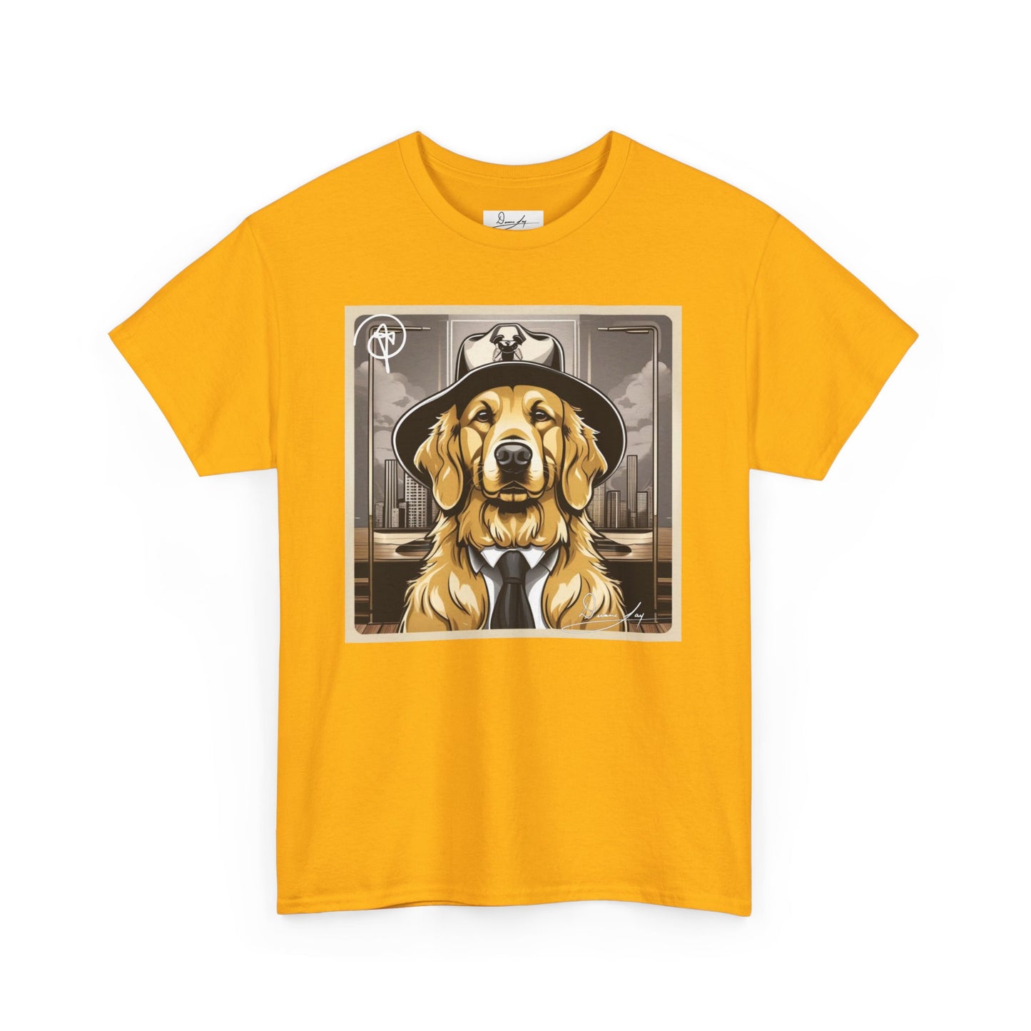 Unisex Golden Retriever Heavy Cotton Tee