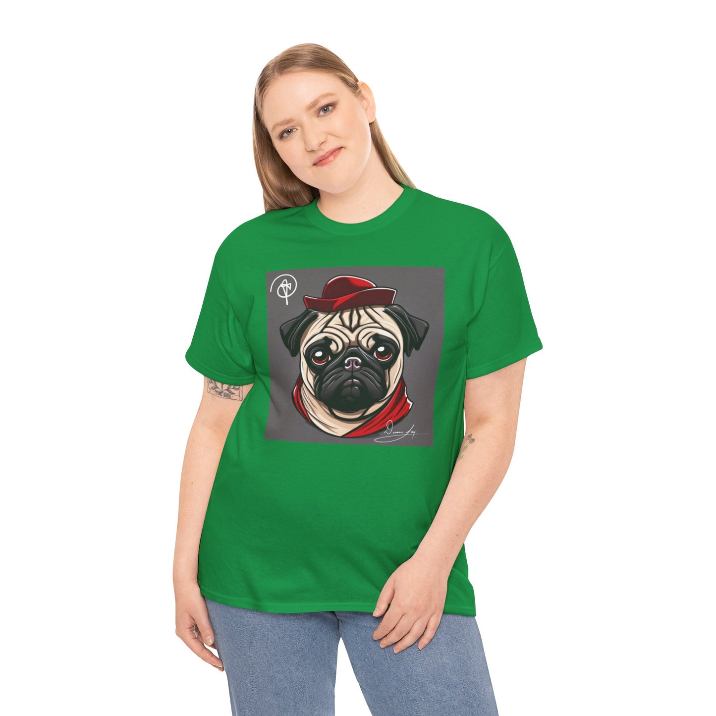 Unisex Pug Heavy Cotton Tee