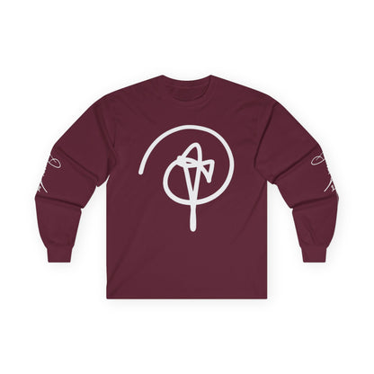 DuaneJay Signature Icon Long Sleeve White Label — premium streetwear long sleeve featuring a bold white signature icon with an exclusive back design, crafted for comfort and style, the ultimate statement piece for those who live and breathe the DuaneJay Fashion lifestyle with confidence and distinction