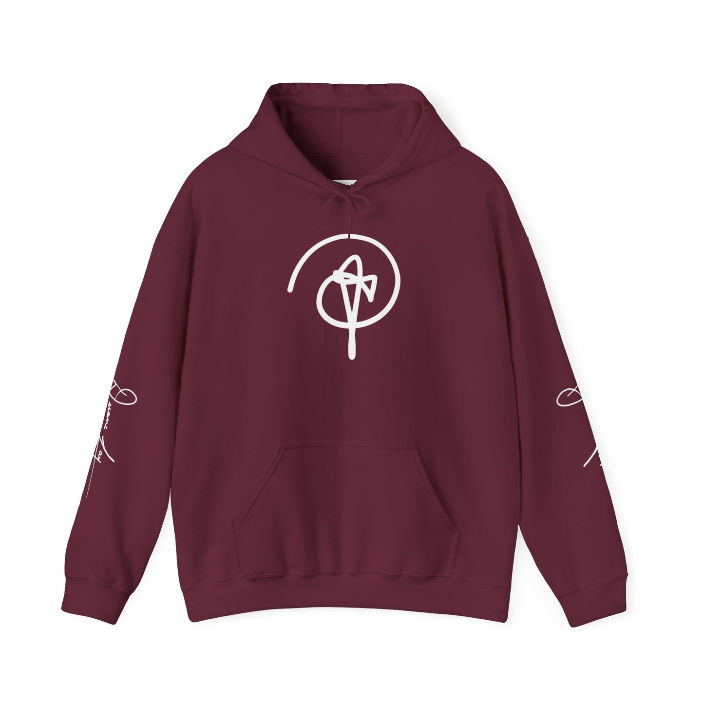 DuaneJay Signature Hoodie White Logo — premium streetwear pullover featuring bold white signature design, crafted for comfort and style, the ultimate statement piece for those who live and breathe the DuaneJay Fashion lifestyle with confidence and distinction