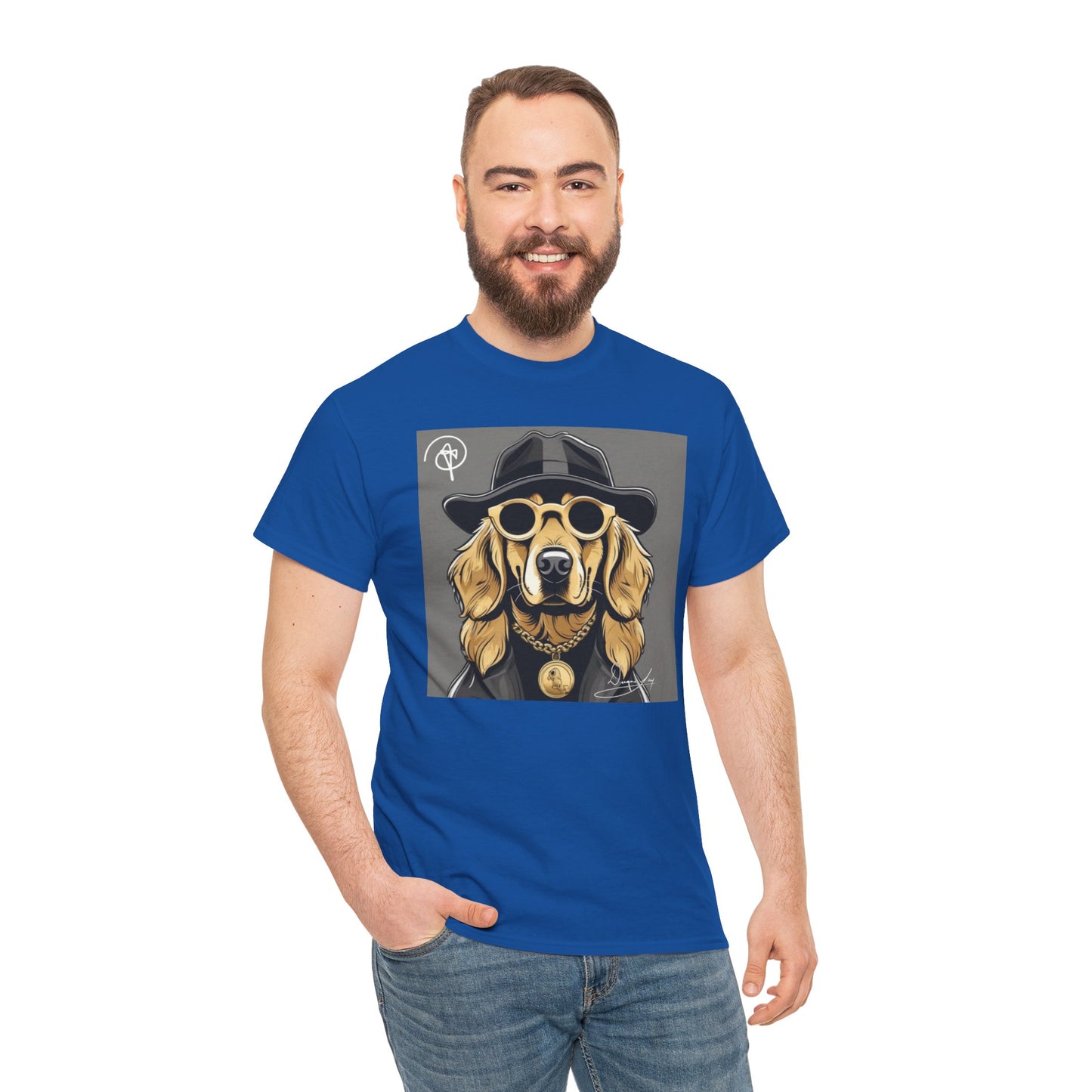 Unisex Golden Retriever Heavy Cotton Tee