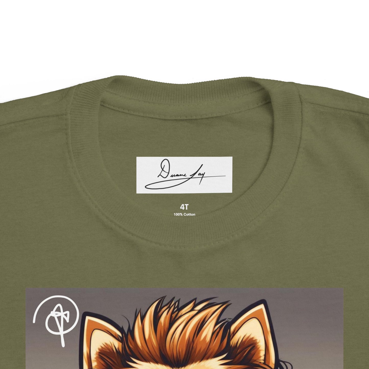 DuaneJay Cool Pomeranian Kids T-Shirt — fun kids graphic tee featuring an adorable Pomeranian rocking sunglasses and headphones, a bold and playful streetwear-inspired look for kids who carry the DuaneJay Fashion style with confidence