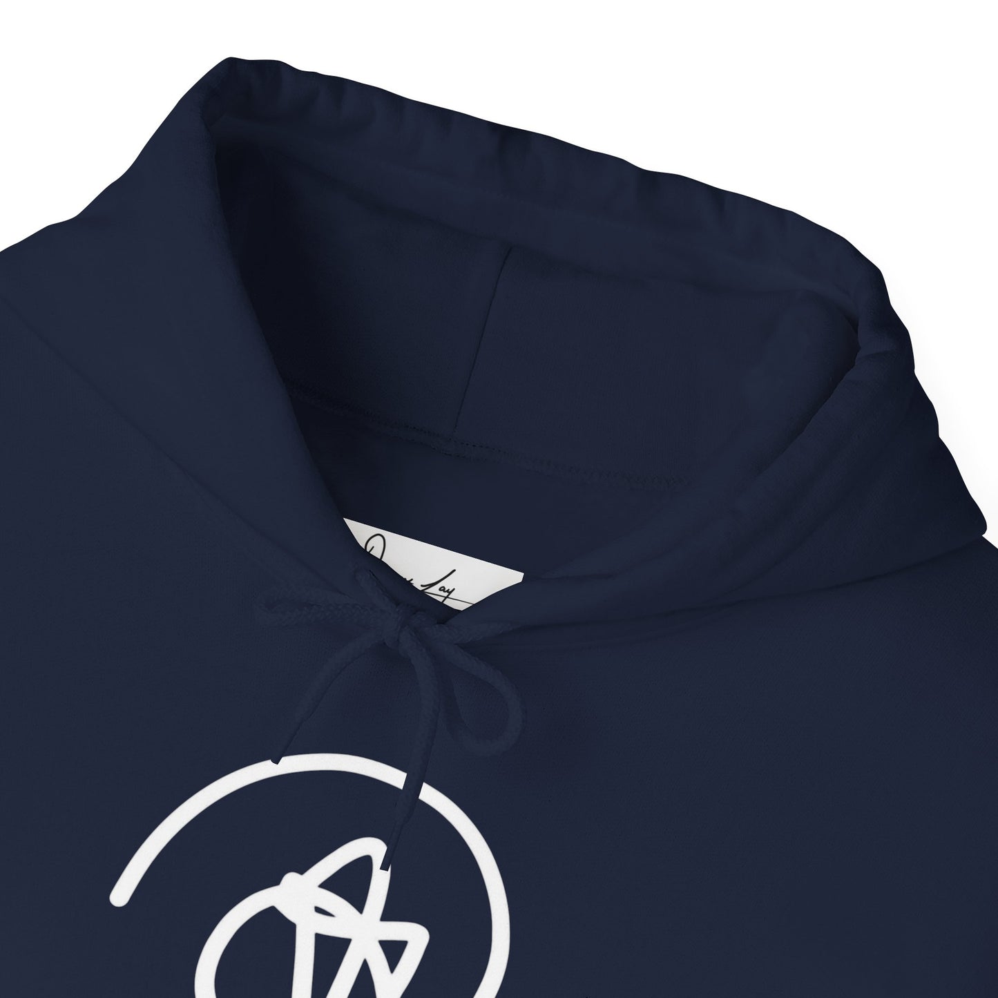 DuaneJay Signature Hoodie White Logo — premium streetwear pullover featuring bold white signature design, crafted for comfort and style, the ultimate statement piece for those who live and breathe the DuaneJay Fashion lifestyle with confidence and distinction