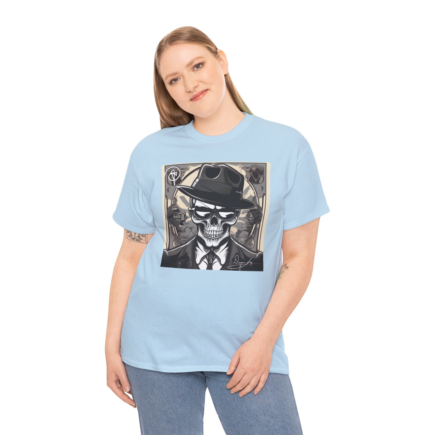 Unisex Skeleton Heavy Cotton Tee