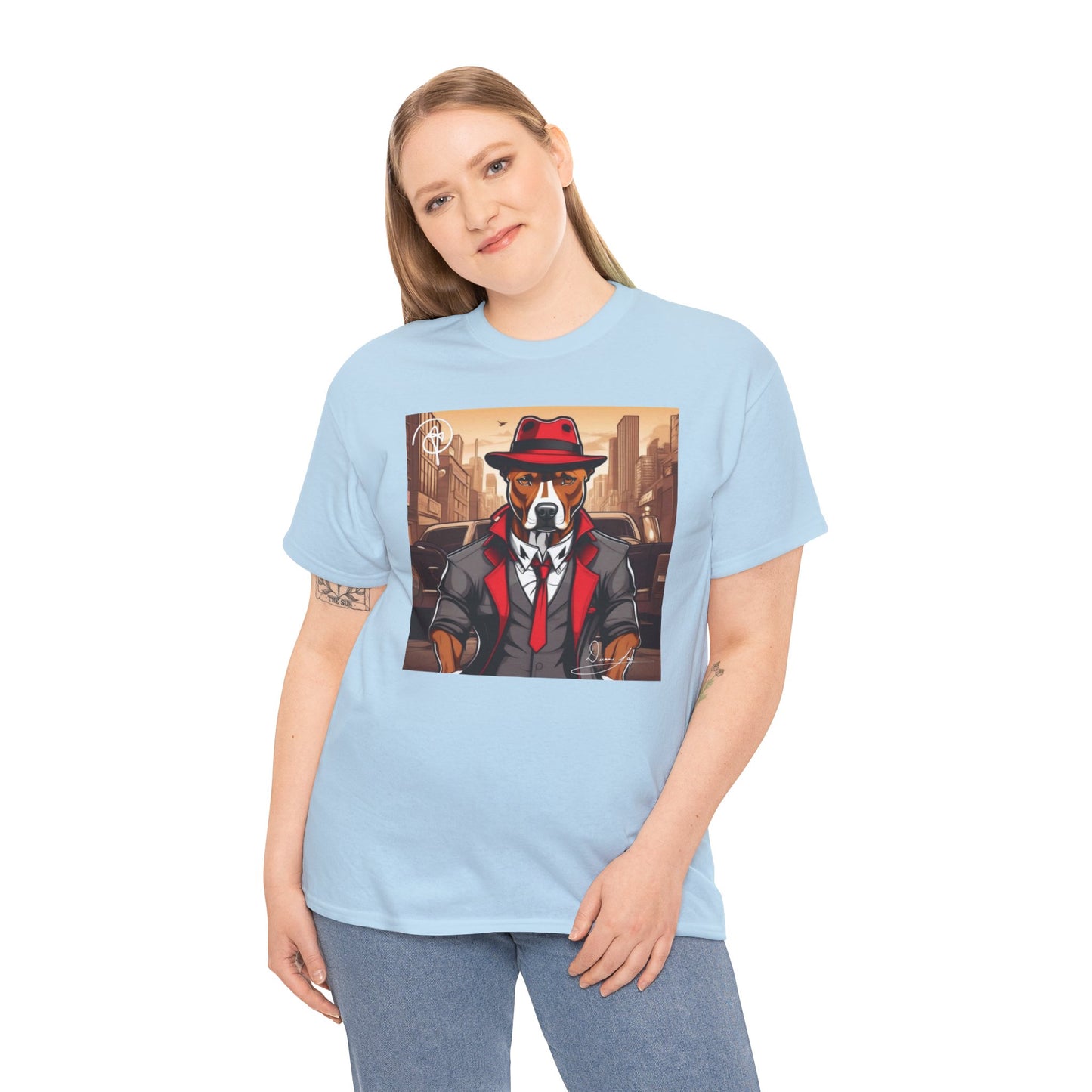 Unisex  Pitbull Heavy Cotton Tee