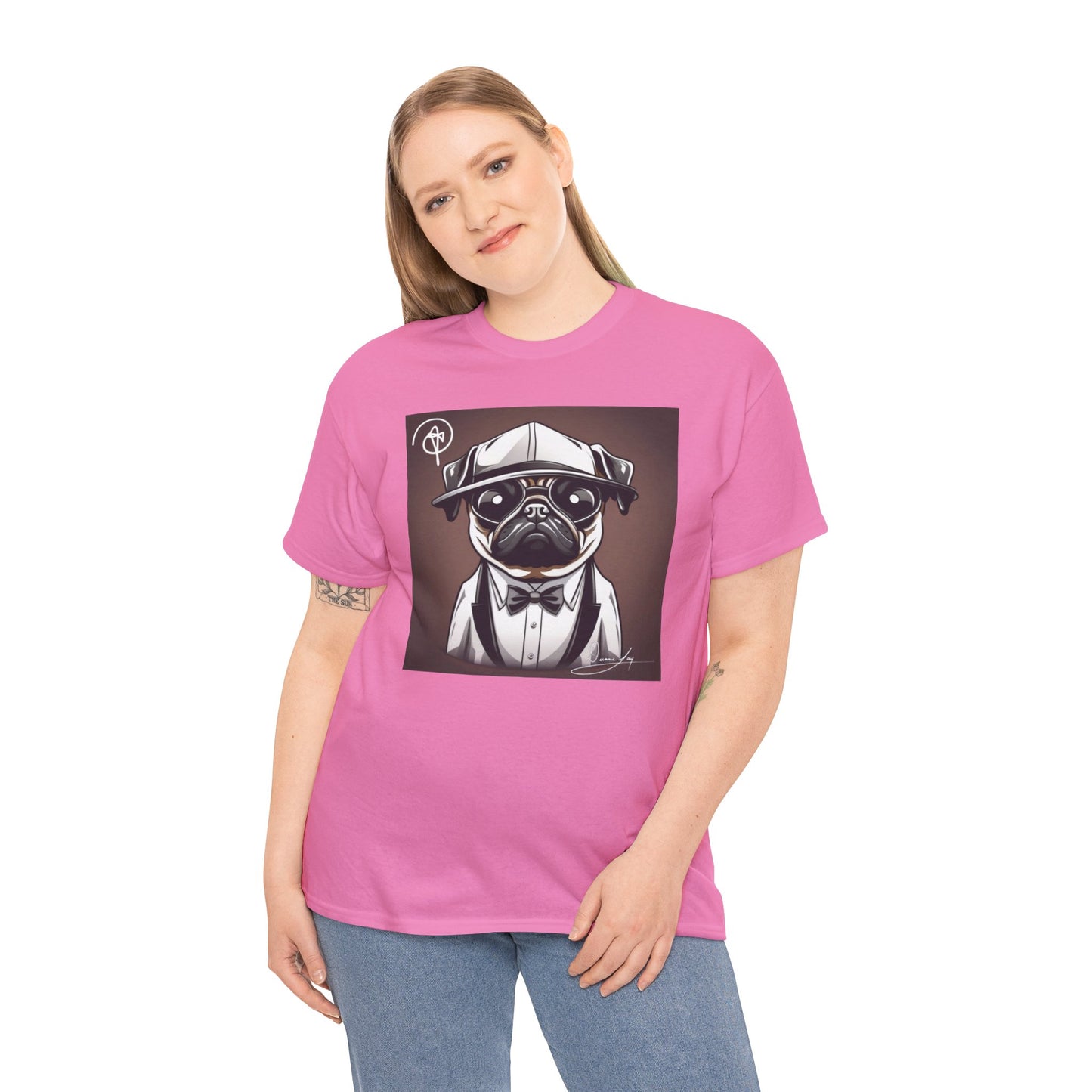 Unisex Pug Heavy Cotton Tee